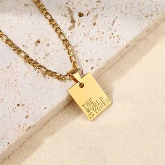 "The World is Yours"   Necklace